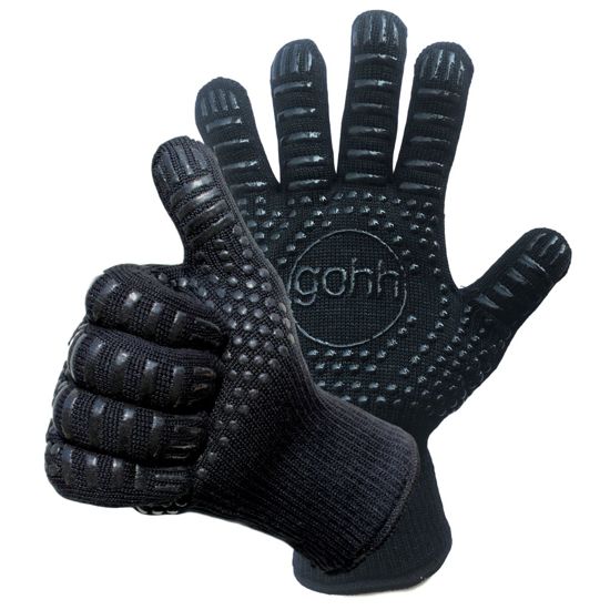2 BBQ handschoenen van gohh zwart