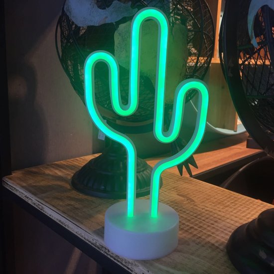 Cactus Neon Lamp Groen Neonverlichting