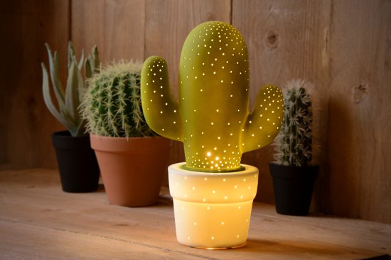 Groene Cactuslamp van Lucide