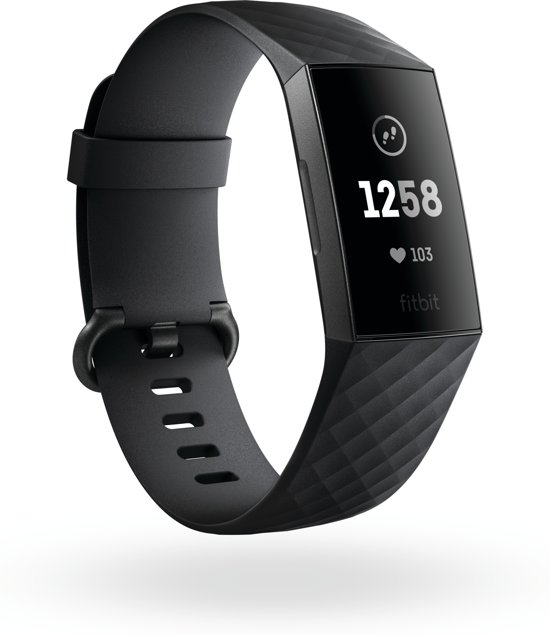 Fitbit Charge 3 - Activity tracker - Zwart
