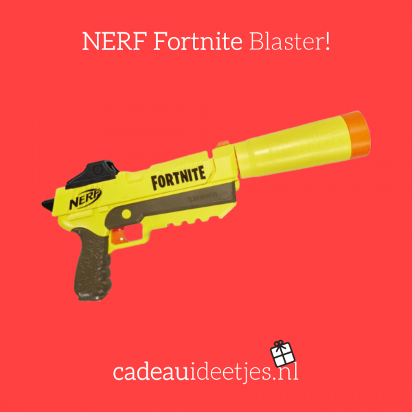 NERF Fornite Blaster geel met bruin