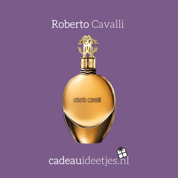 Roberto Cavalli parfum in mooie gouden fles