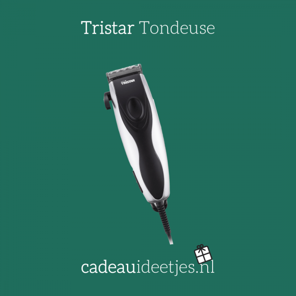 Tristar Tondeuse wit zwart met opzetstukken