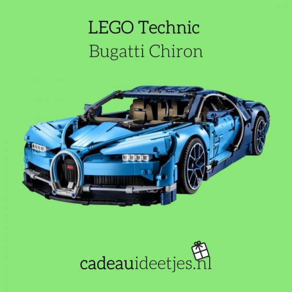 Blauwe LEGO Technic Bugatti Chiron