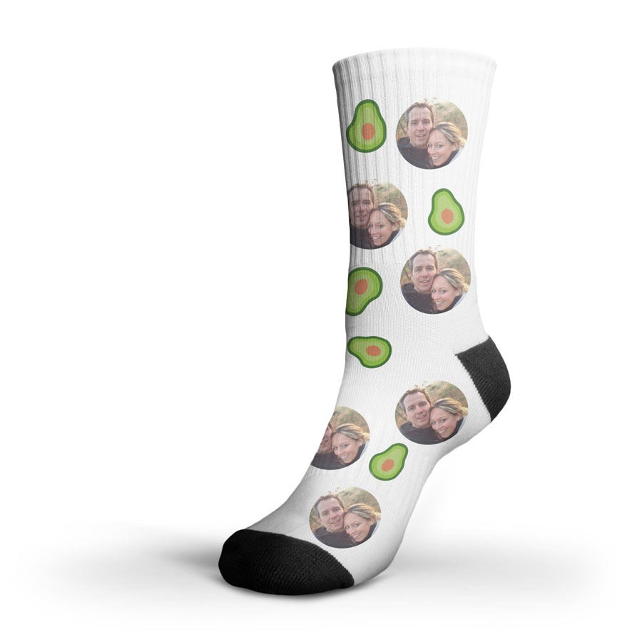 bedrukte sokken met eigen foto logo of tekst