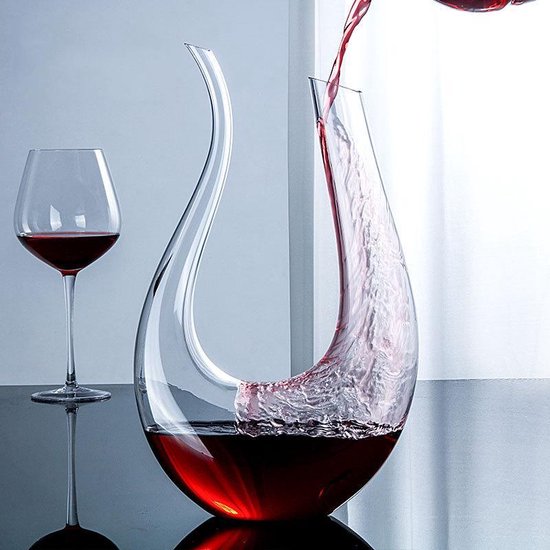 Luxe Glazen Decanteer Karaf Wijn 1,5 liter