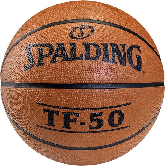 Oranje Spalding Basketbal TF50 Outdoor Maat 7