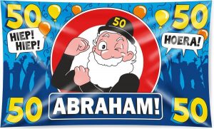 Abraham 50 jaar vlag