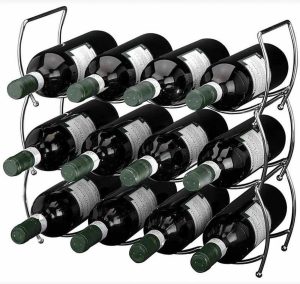 Ceruzo Stapelbaar wijnrek - 12 flessen - 3 delig