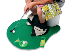 Toilet Golf set groen